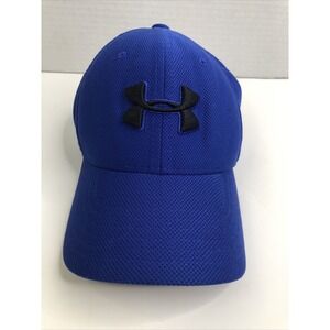Blue Under Armour Boys UA  classic Fit Stretch Fit Cap  -YXS/YSM- Youth